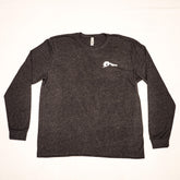 Charcoal Grey Triblend Long-Sleeve Crew