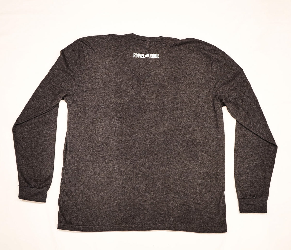 Charcoal Grey Triblend Long-Sleeve Crew