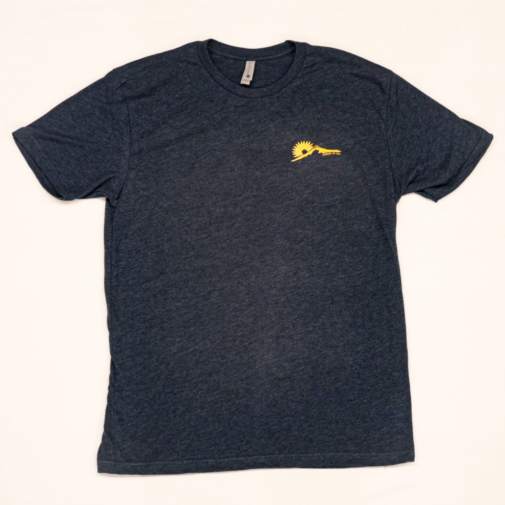 Midnight Blue Ridgeline Crewneck T-Shirt