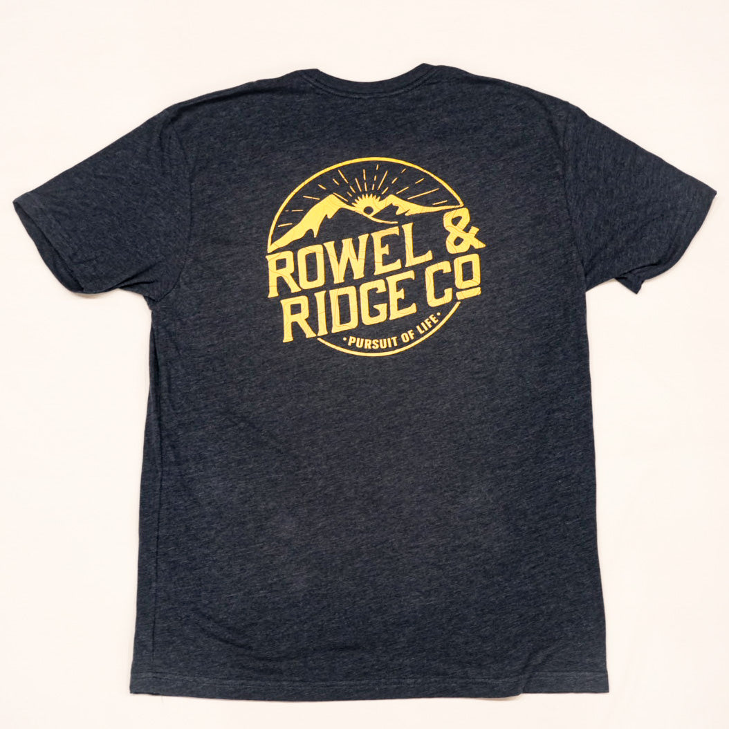 Midnight Blue Ridgeline Crewneck T-Shirt