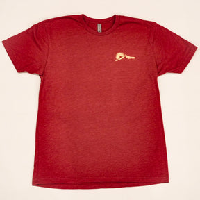 Maroon Ridgeline Crewneck T-Shirt