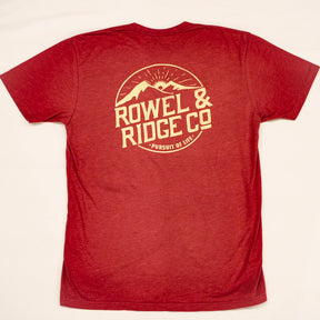 Maroon Ridgeline Crewneck T-Shirt