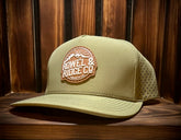 Loden Green/Tan PVC Patch Waterproof Hat